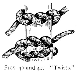 Illustration: Figs. 40 and 41.—"Twists."