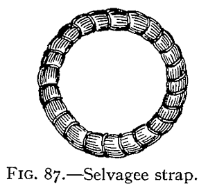 Illustration: FIG. 87.—Selvagee strap.